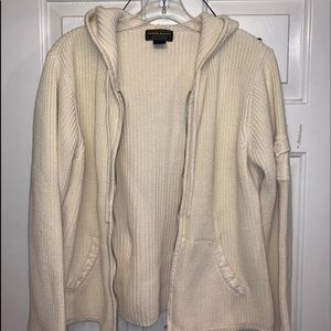 -Woolrich knitted jacket with hood